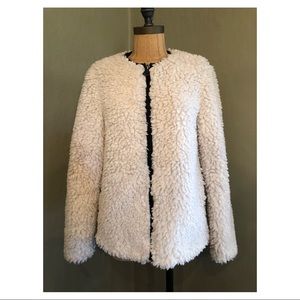 Marc New York Jasmine Curly Faux Shearling Coat XS